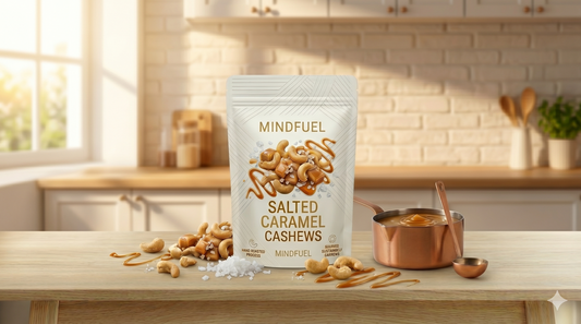 SALTED CARAMEL CASHEWS - 150G